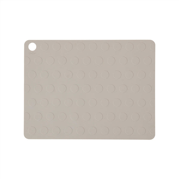 OYOY Living Design - OYOY LIVING Placemat Dotto - 2 Pcs/Pack Placemat 306 Clay