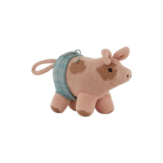 OYOY Living Design - OYOY MINI Pig Mini Hugo Soft Toys 402 Rose