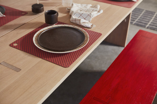 OYOY Living Design - OYOY LIVING Placemat Checker - Pack of 2 Placemat 405 Red