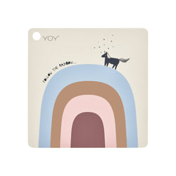 OYOY MINI Placemat Follow The Rainbow Placemat 103 Beige