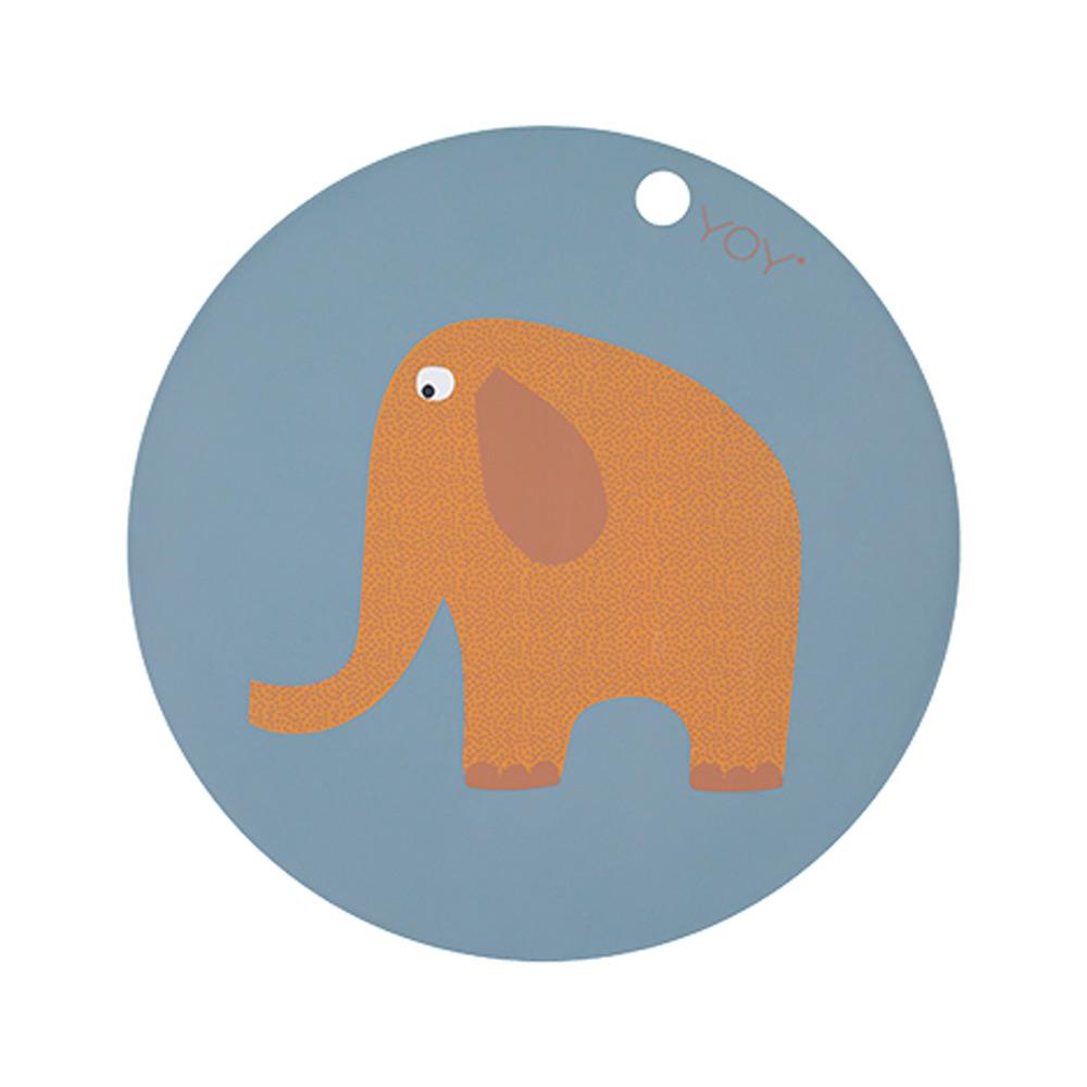 OYOY Living Design - OYOY MINI Placemat Elephant Placemat 605 Tourmaline