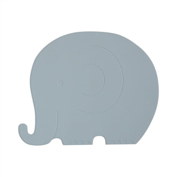 OYOY Living Design - OYOY MINI Placemat Henry Elefant Placemat 603 Pale Blue