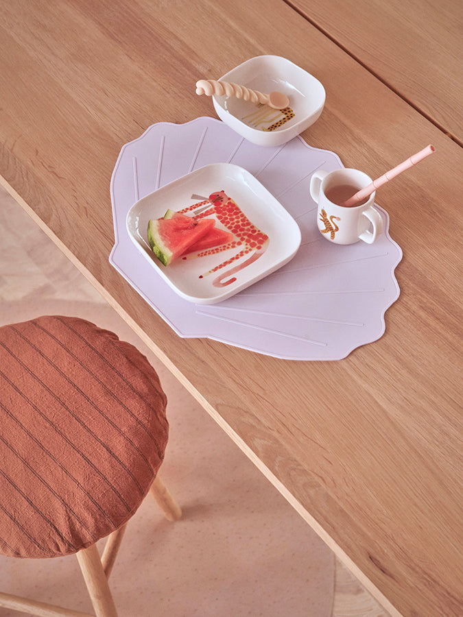 OYOY MINI Placemat Scallop Placemat 501 Lavender