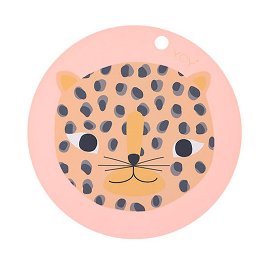 OYOY Living Design - OYOY MINI Placemat Snow Leopard Placemat 408 Coral