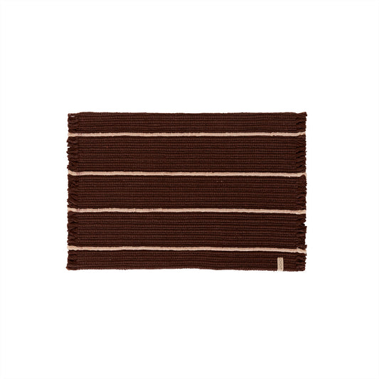 OYOY LIVING Putki Recycled Doormat Rug 309 Choko