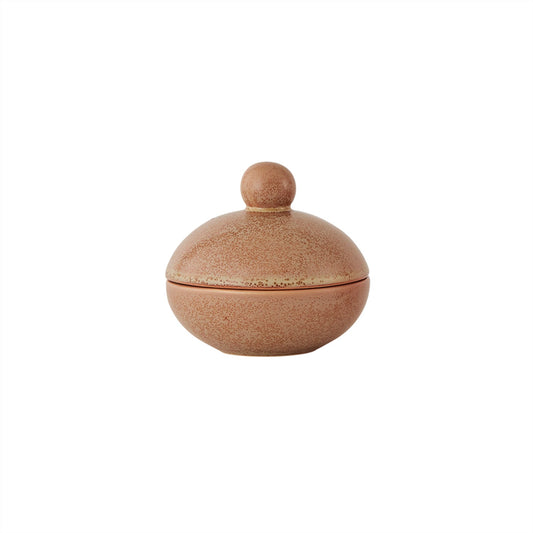 OYOY LIVING Saga Bonbonniere - Low Jar 302 Camel