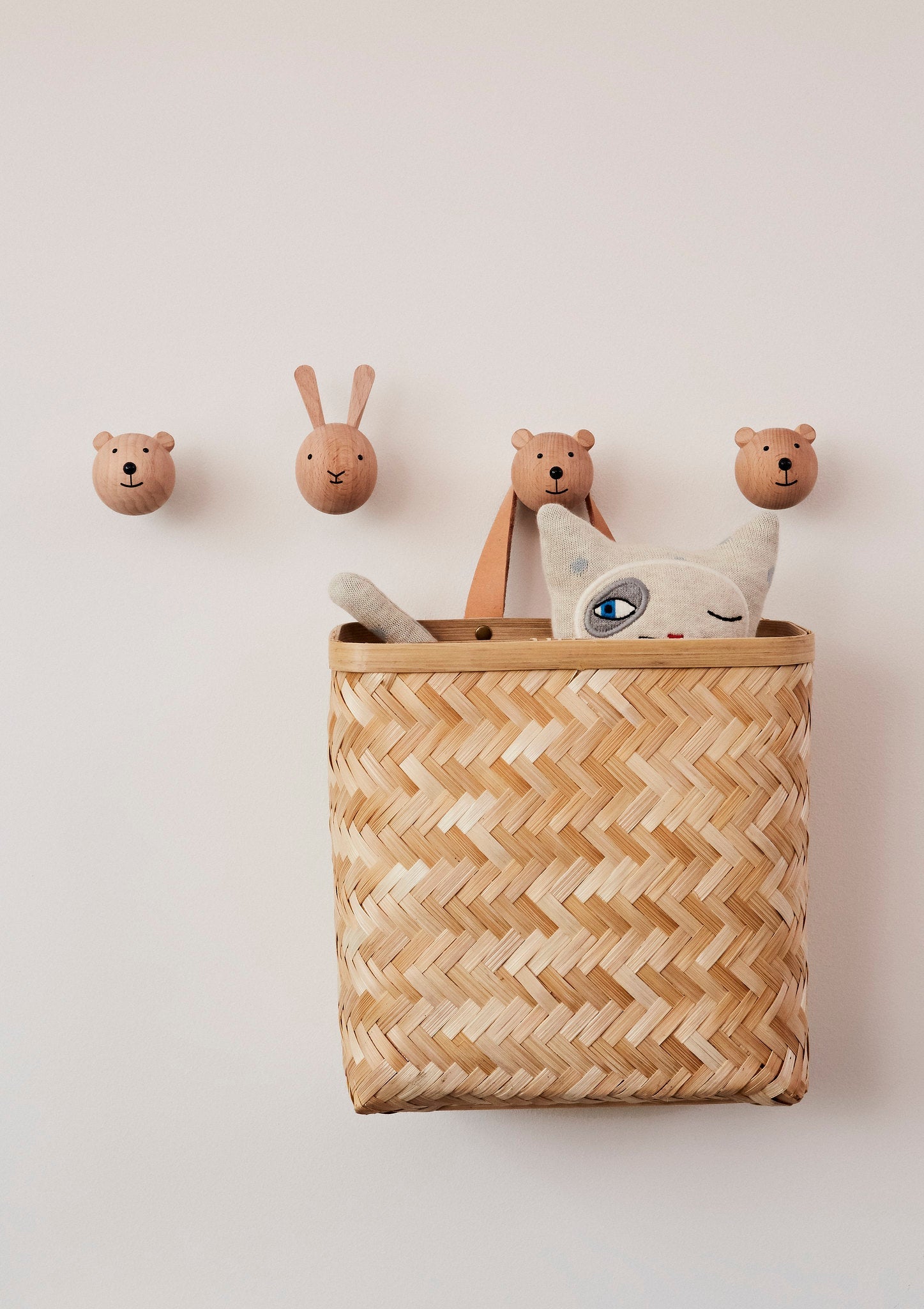 OYOY Living Design - OYOY LIVING Sporta Wall Basket Storage 901 Nature