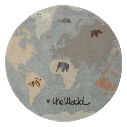 OYOY Living Design - OYOY MINI The World Tufted Rug Rug 908 Multi