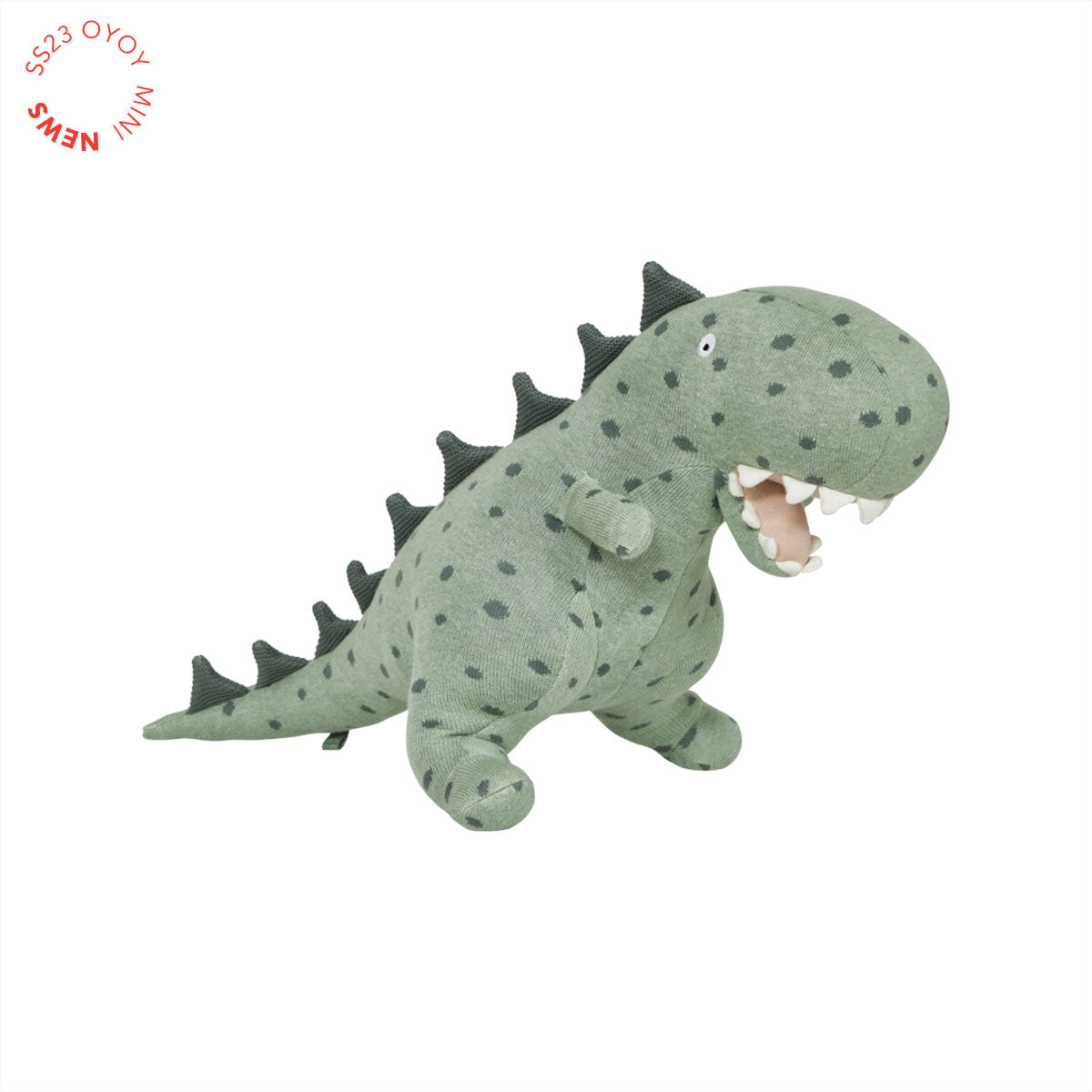 OYOY MINI Theo Dinosaur Soft Toys 701 Green