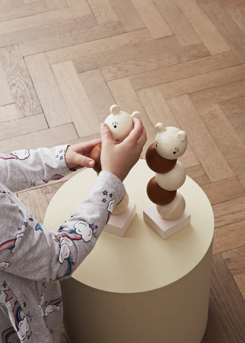 OYOY Living Design - OYOY MINI Wooden Stacking Lala Wooden Toy 901 Nature