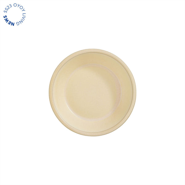 OYOY LIVING Yuka Deep Plate - Pack of 2 Dining Ware 806 Butter