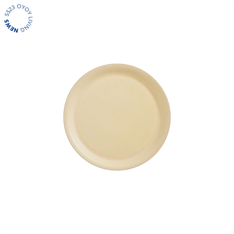 OYOY LIVING Yuka Lunch Plate - Pack of 2 Dining Ware 806 Butter