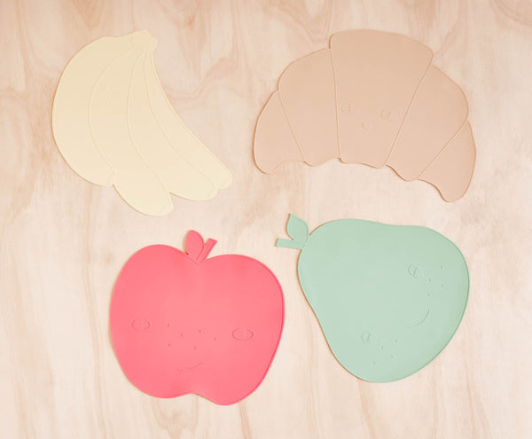 OYOY MINI Yummy Apple Placemat Placemat 405 Cherry Red