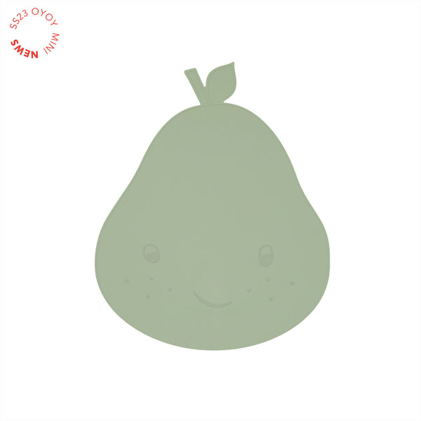 OYOY MINI Yummy Pear Placemat Placemat 701 Green